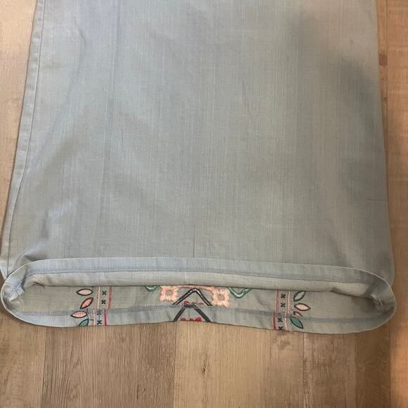 Hayden Los Angeles light blue embroidered Shift Dress size medium - Picture 16 of 16